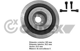 Cautex 011441 - POLEA DE CIGÜENAL CON TORNILLOS