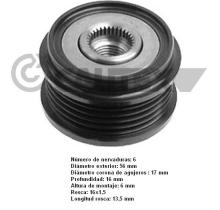  020946 - POLEA LIBRE DE ALTERNADOR