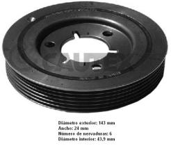 Cautex 030934 - POLEA DE CIGÜENAL