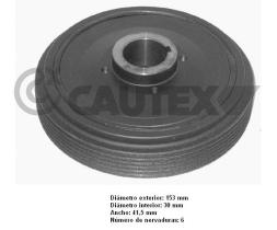 Cautex 030942 - POLEA DE CIGÜENAL,CON DIR. ASISTIDA
