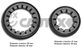 Cautex 031094 - KIT RETENES DIFERENCIAL LADO CAMBIO AMBOS LADOS