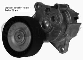 Cautex 181043 - TENSOR POLEA ALTERNADOR,POLI-V