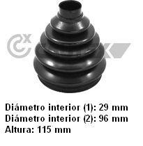 Cautex 460614 - KIT TRANSMISION LADO RUEDA,TERMOPLA