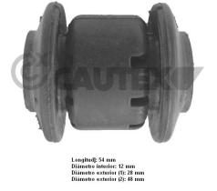  461030 - CASQUILLO DELANTERO BRAZO SUSPENSION DELANTERA AMBOS LADOS