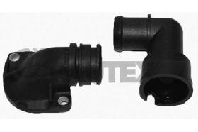 Cautex 461074 - KIT TAPA TERMOSTATO Y RACOR ACODADO EN BOMBA DE AGUA