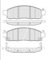 Icer 141966000 - PASTILLAS DE FRENO DELANTERAS (USE 181784)