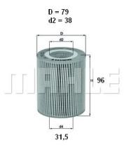 Mahle OX776D - FILTRO ACEITE                   [*]