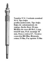 Beru GN912 - CALENTADOR