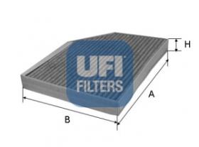 Ufi 5416800 - FILTRO HABITACULO CARBON ACT.