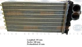 Hella 8FH351315551 - CALEFACTOR CITROEN XSARA PICASSO RE