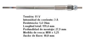 NGK 92083 - CALENTADOR METALICO DP 65