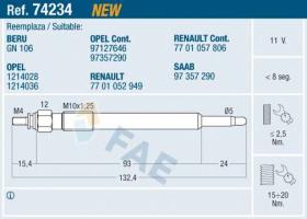 Fae 74234 - CALENTADOR TERMOPLUS