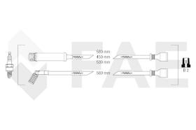 Fae 83562 - CABLE DE BUJIA ANTIPARASITARIO