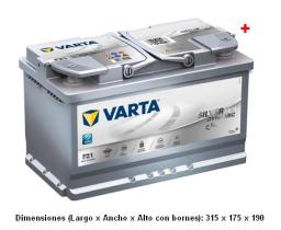 Varta F21 - START-STOP PLUS AGM 12V 80AH 800EN