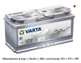 Varta H15 - START-STOP PLUS AGM-12V 105AH 950EN