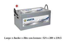 Varta LAD260 - PROFESSIONAL AGM DEEP CYCLE 12V 260AH 1525EN