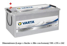 Varta LFD230 - PROFESSIONAL DUAL PURPOSE 12V 230AH 1050EN