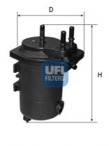 Ufi 2405000 - FILTRO CARBURANTE