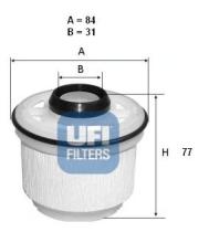 Ufi 2604500 - FILTRO CARBURANTE