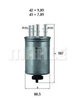  KL451 - FILTRO COMBUSTIBLE              [*]