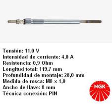 NGK 97256 - CALENTADOR METALICO