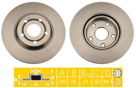 BREMBO 09981730 - DISCOS DE FRENO DELANTEROS
