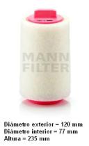 Mann C1287 - [*]FILTROS DE AIRE