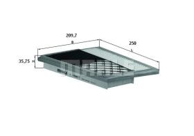  LX18501 - [*]FILTRO AIRE (SUMINISTRAR JUNTO CON LX18502)