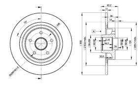 Icer 78BD41081 - DISCOS DE FRENO TRASEROS