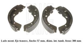 Blue Print ADN14166 - ZAPATAS FRENO