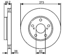 BREMBO 09A86514 - DISCOS DE FRENO DELANTEROS