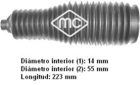 Metalcaucho 01215 - KIT FUELLE CREMALLERA BOXER-III-JUM