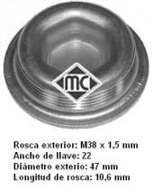 Metalcaucho 05113 - TAPON ROSCADO EN BLOQUE MERCEDES