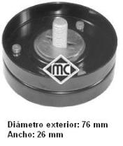 Metalcaucho 05423 - TENSOR CORREA GOLF 4 1.4 16V/OCTAVI