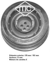  05480 - POLEA CIGüE¥AL BMW MOTORES S/3 E46