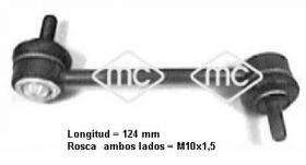 Metalcaucho 05642 - BIELETA PUNTAL BARRA DELT ALFA 147-