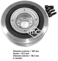  05689 - POLEA CIGüE¥AL FIAT-ALFA 1.9JTD'04-