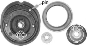 Metalcaucho 05876 - KIT SOPORTE AMORTIGUADOR DELANTERO C2-C3-1007