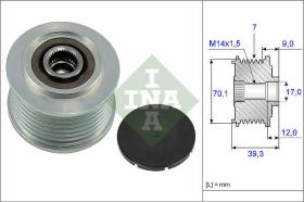 LUK - INA - FAG 535021410 - POLEA LIBRE DE ALTERNADOR