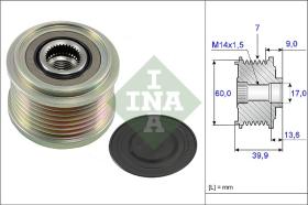 LUK - INA - FAG 535021510 - POLEA LIBRE DE ALTERNADOR