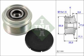 LUK - INA - FAG 535022210 - POLEA LIBRE DE ALTERNADOR