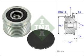 LUK - INA - FAG 535022410 - POLEA LIBRE DE ALTERNADOR