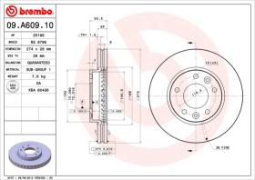 BREMBO 09A60910 - DISCOS DE FRENO