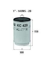 Mahle KC429D - FILTRO DE COMBUSTIBLE   [*]