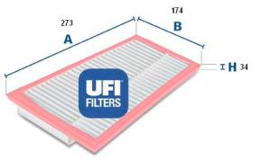 Ufi 3046300 - FILTRO AIRE (JUNTO CON 3046200)(=LX1850/2)