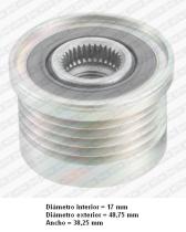 GA75506 - POLEA LIBRE ALTERNADOR