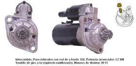 Cevam 3040 - MOTOR DE ARRANQUE AUDI-VOLKSWAGEN