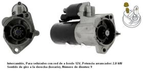 Cevam 3048 - MOTOR DE ARRANQUE AUDI-SKODA A4-A6-SUPERB