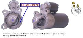 Cevam 3122 - MOTOR DE ARRANQUE FORD