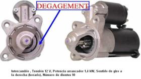 Cevam 3126 - MOTOR DE ARRANQUE FORD TOURNEO-TRANSIT